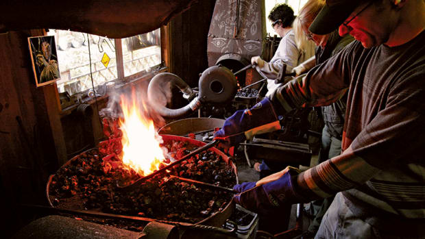 Blacksmithing is also taught at Clatsop Community College.
