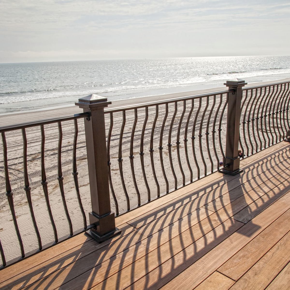 Custom Modern Railing - Compass Iron Works