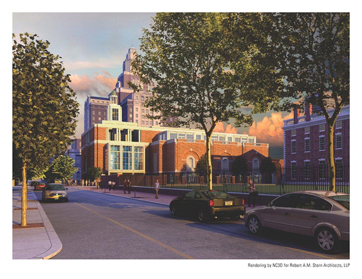 The proposed design by Robert A.M. Stern Architects for the new Museum of the American Revolution uses restrained Classicism to achieve compatibility with its location in Philadelphia’s historic Independence Hall district. Modernist critics lament that the design isn’t “revolutionary.”