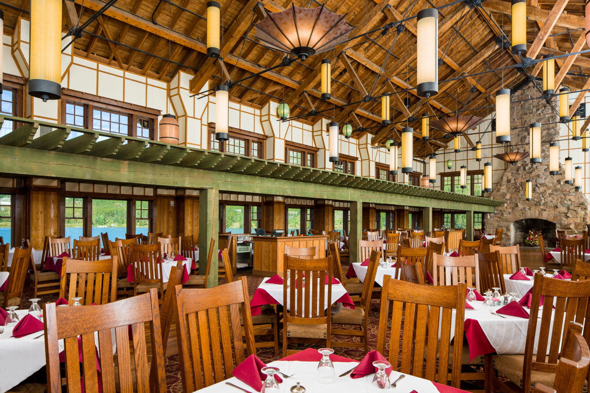 Dining Hall at Many Glacier Hotel, Anderson Hallas Architects