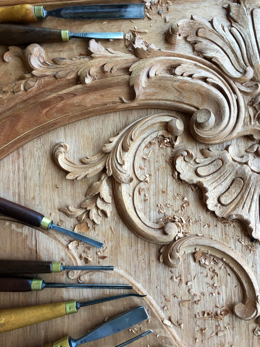 wood carving process