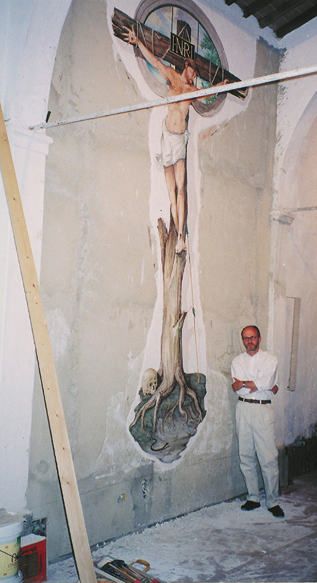 david mayernik fresco christ