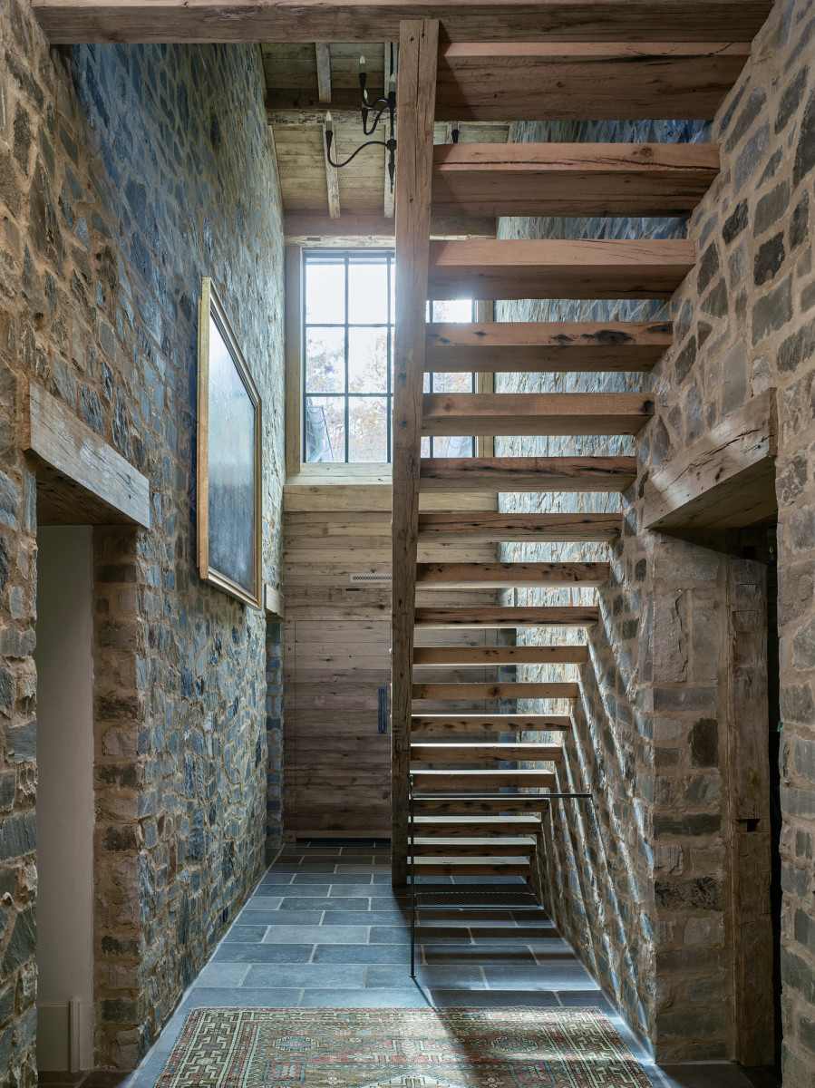 open-wood stair