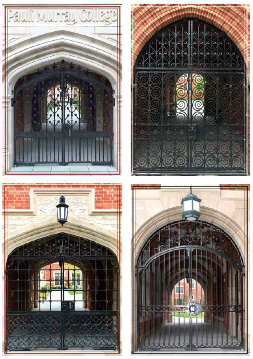 iron gates at Pauli Murray College