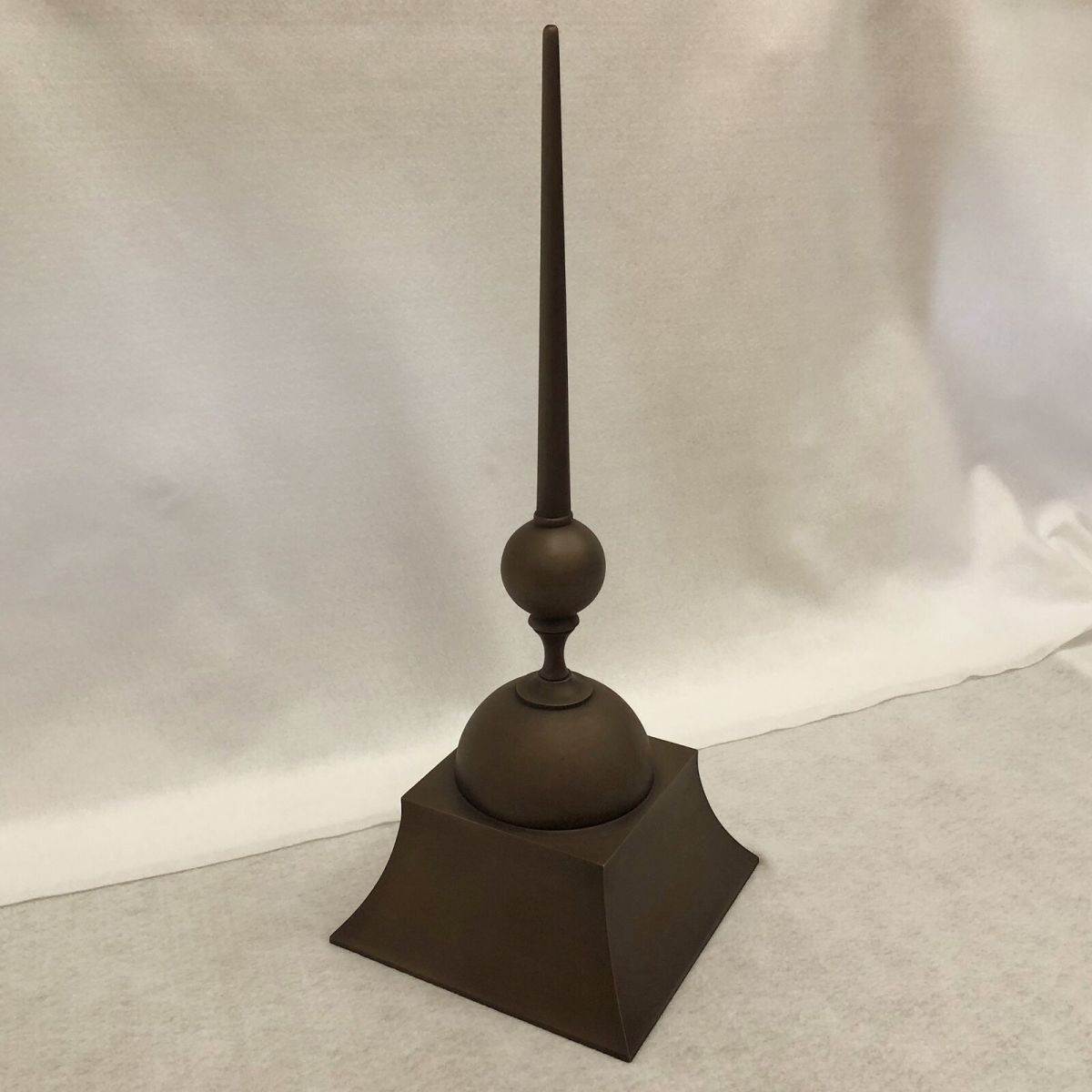 Overall view of the completed finial just prior to packaging and shipping.