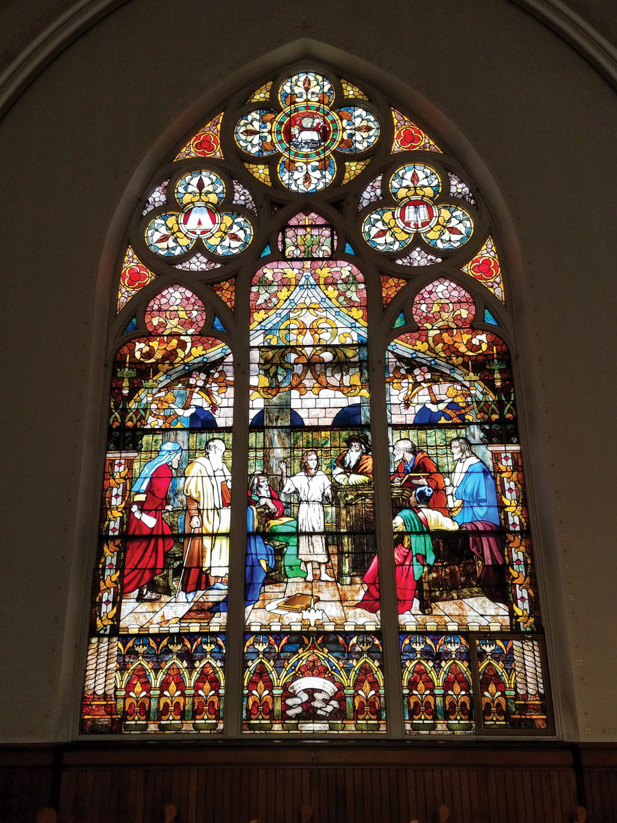 colorful stained glass