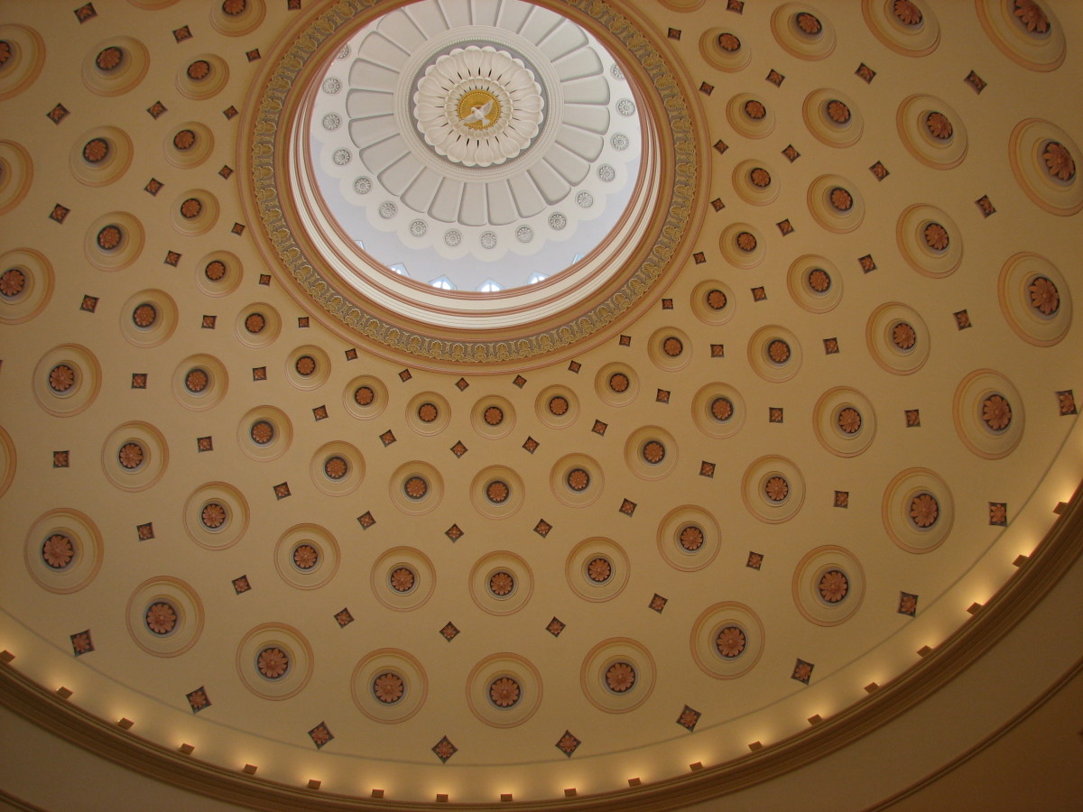 Crossing dome, Baltimore Cathedral