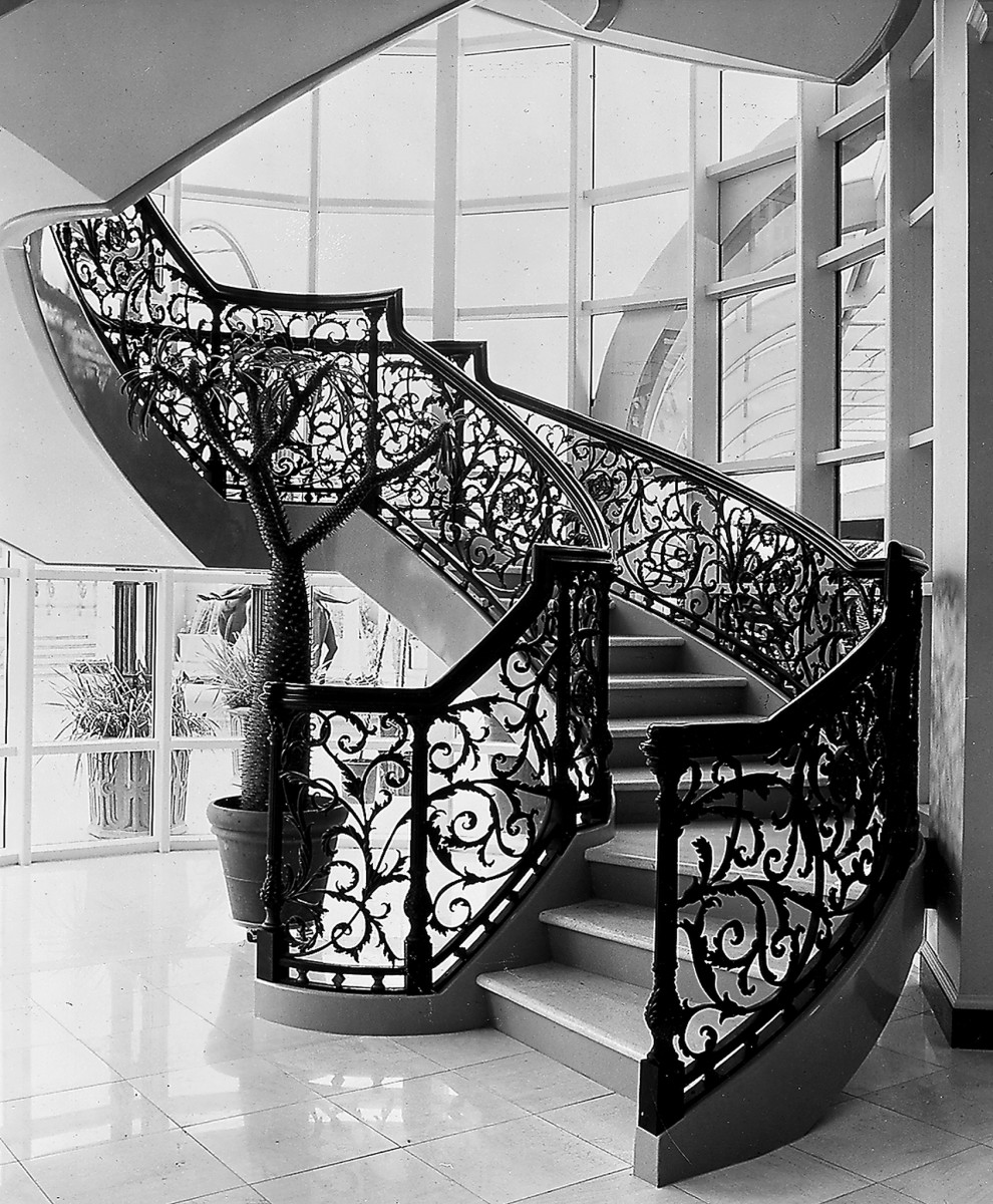 This staircase was custom fabricated by Historical Arts & Casting for a residence in Sacramento, CA.