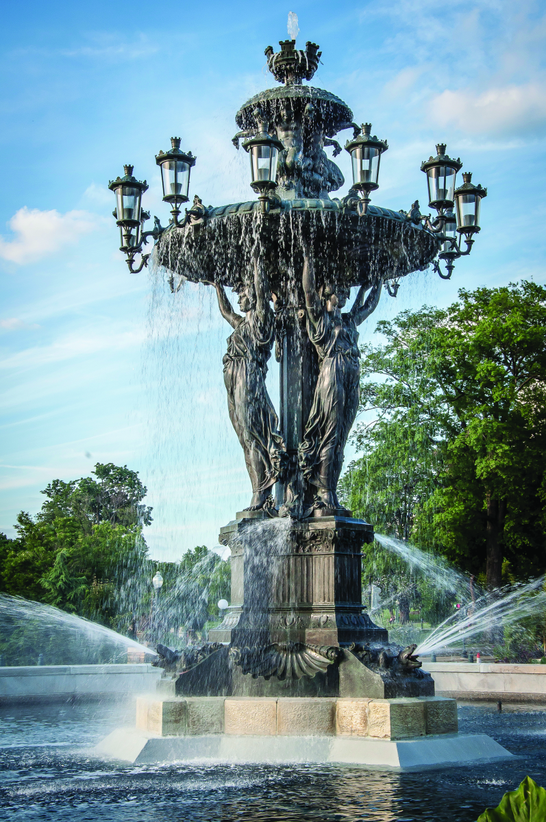Robinson Iron’s projects include restoration and replication work on the Bartholdi Fountain, the centerpiece of Bartholdi Park in Washington, D.C.