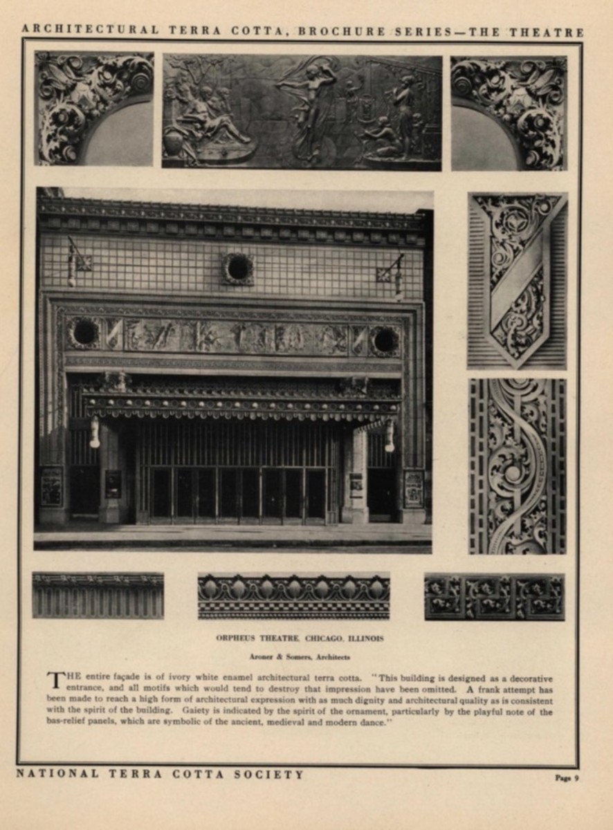 Natonal Terra cotta society theaters 1914