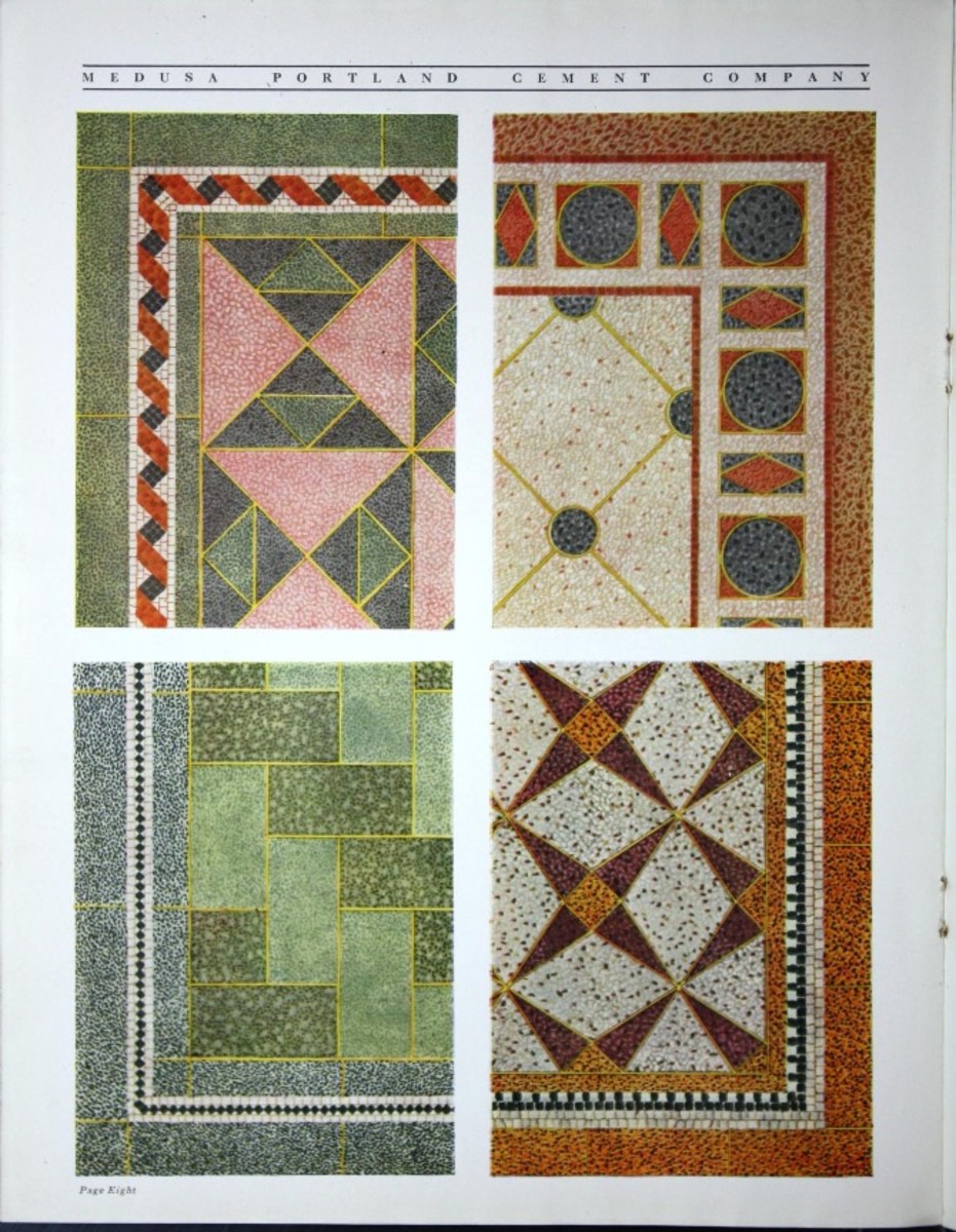 Armstong’s cork tile floors, 1924