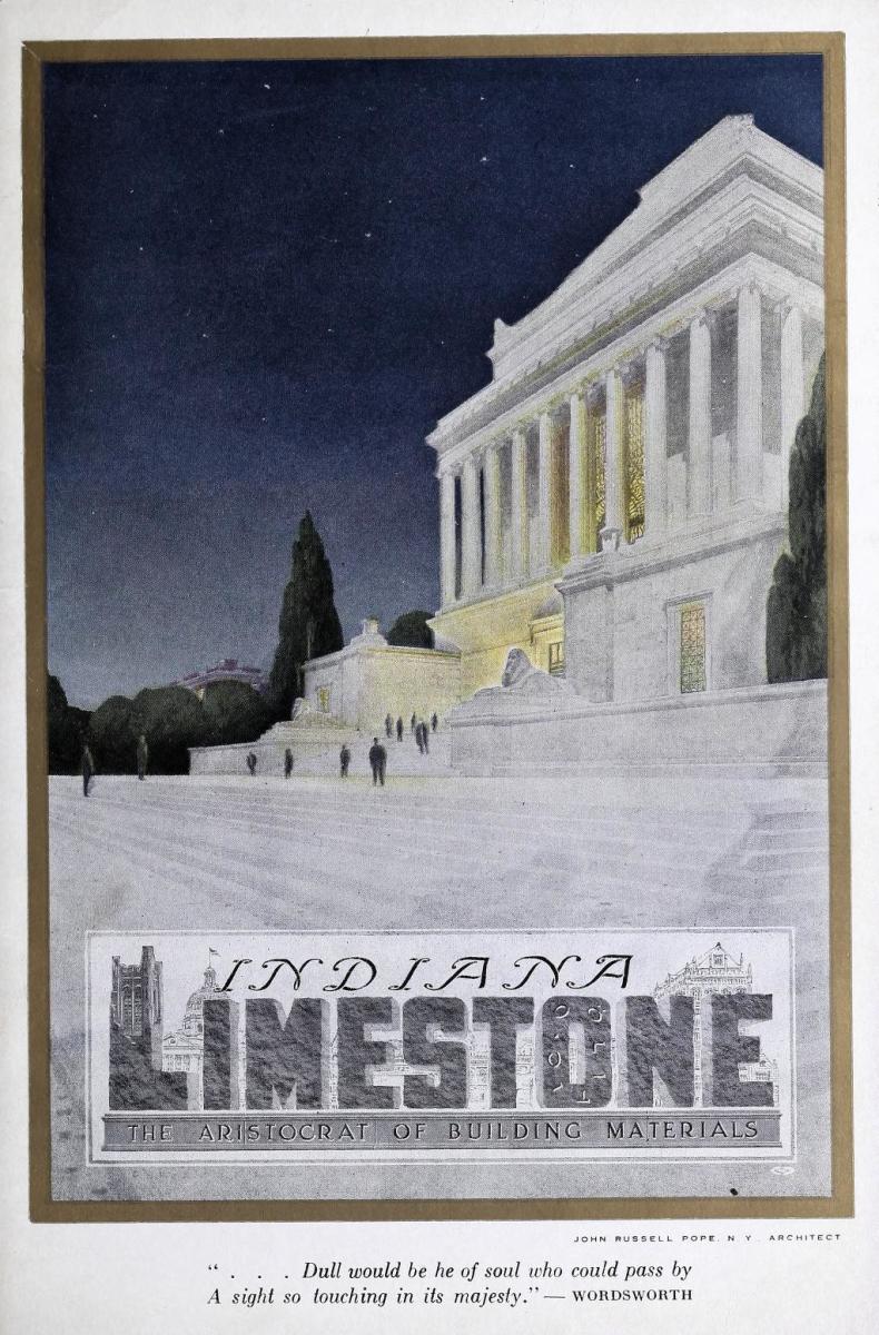 Indiana limestone, the aristocrat of building materials, 1917