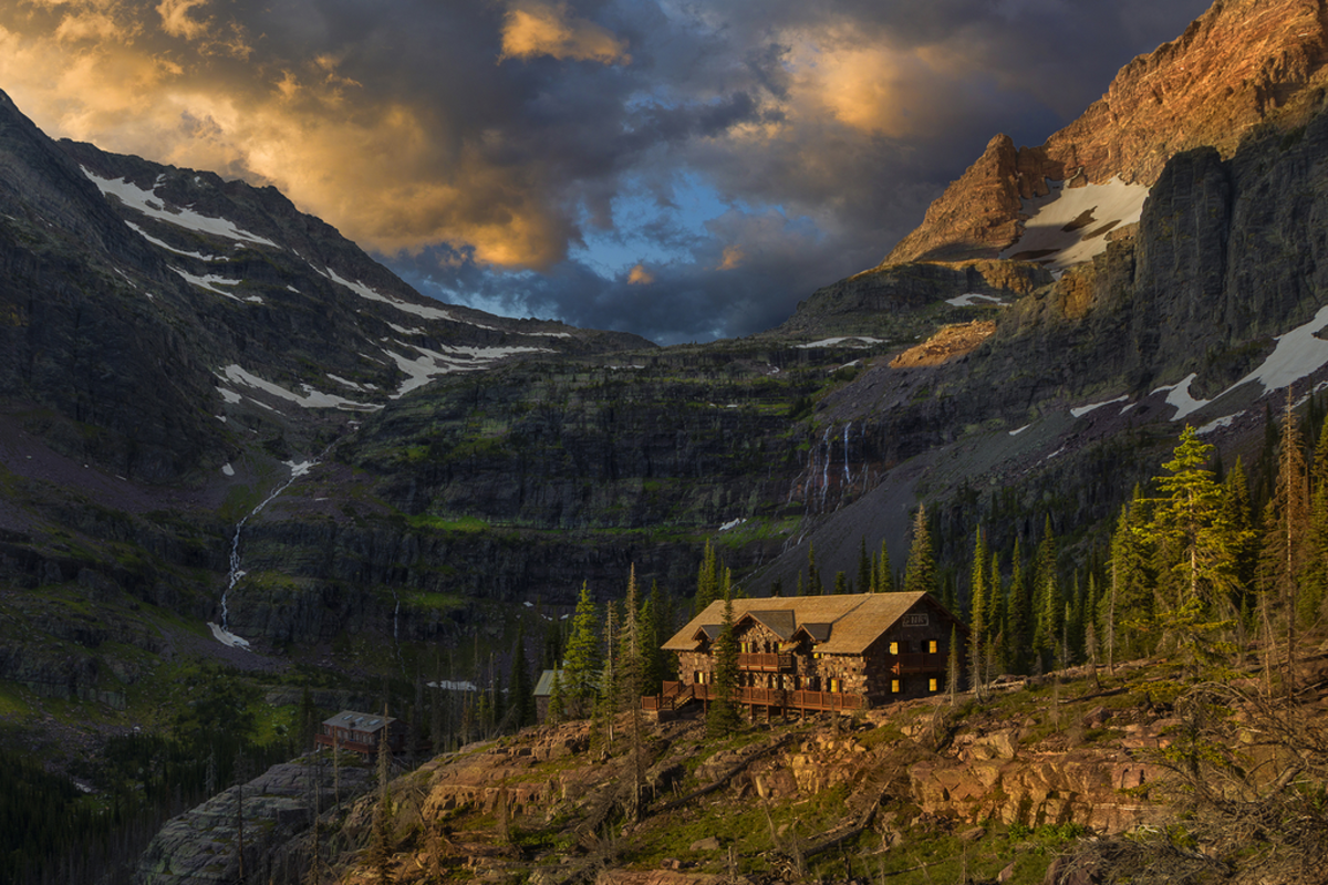 Liz Hallas’s firm won a Palladio Award for the restoration of the iconic Sperry Chalet in Glacier National Park.
