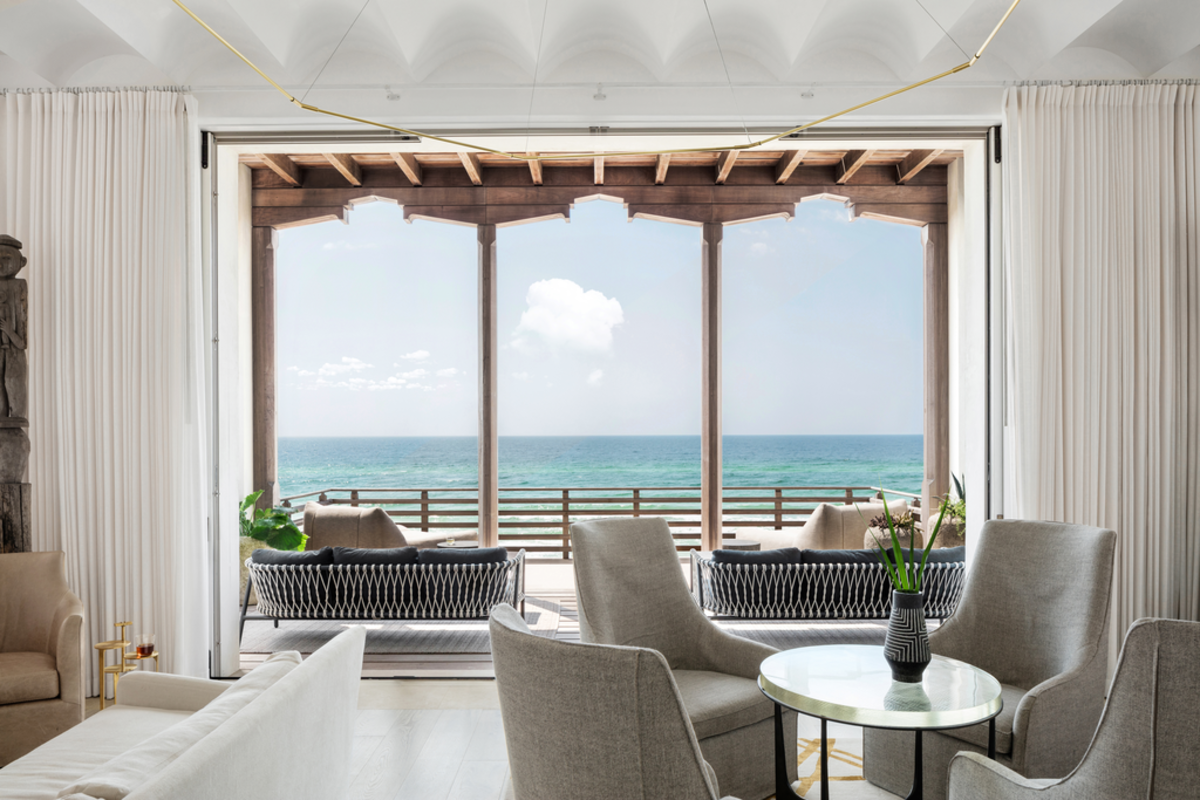 One of the Alys Beach residences designed by Khoury Vogt Architects.
