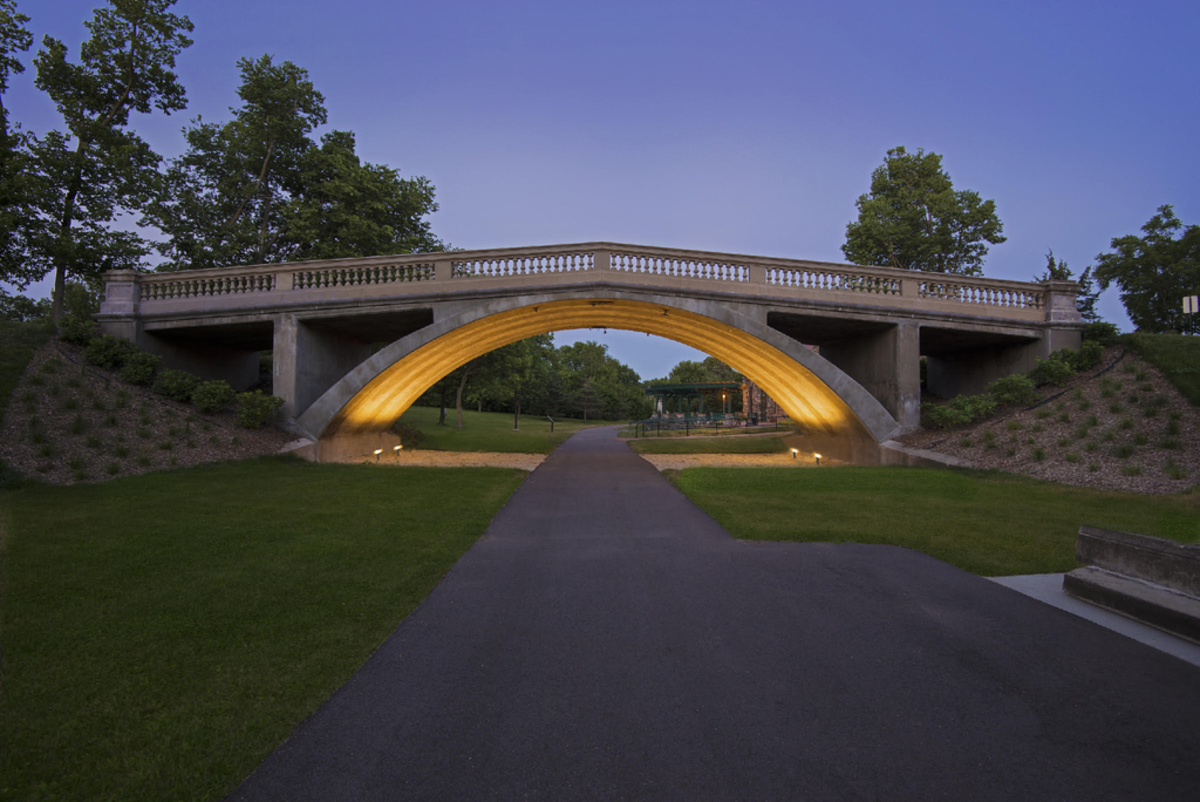 Como Park Bridge in St. Paul, Minnesota, was restored by Miguel Rosales.