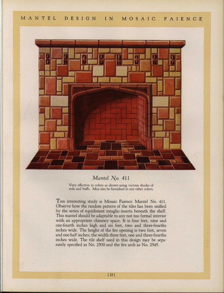 Mosaic faience tiles: one of the signal achievements in the renaissance of color, 1929