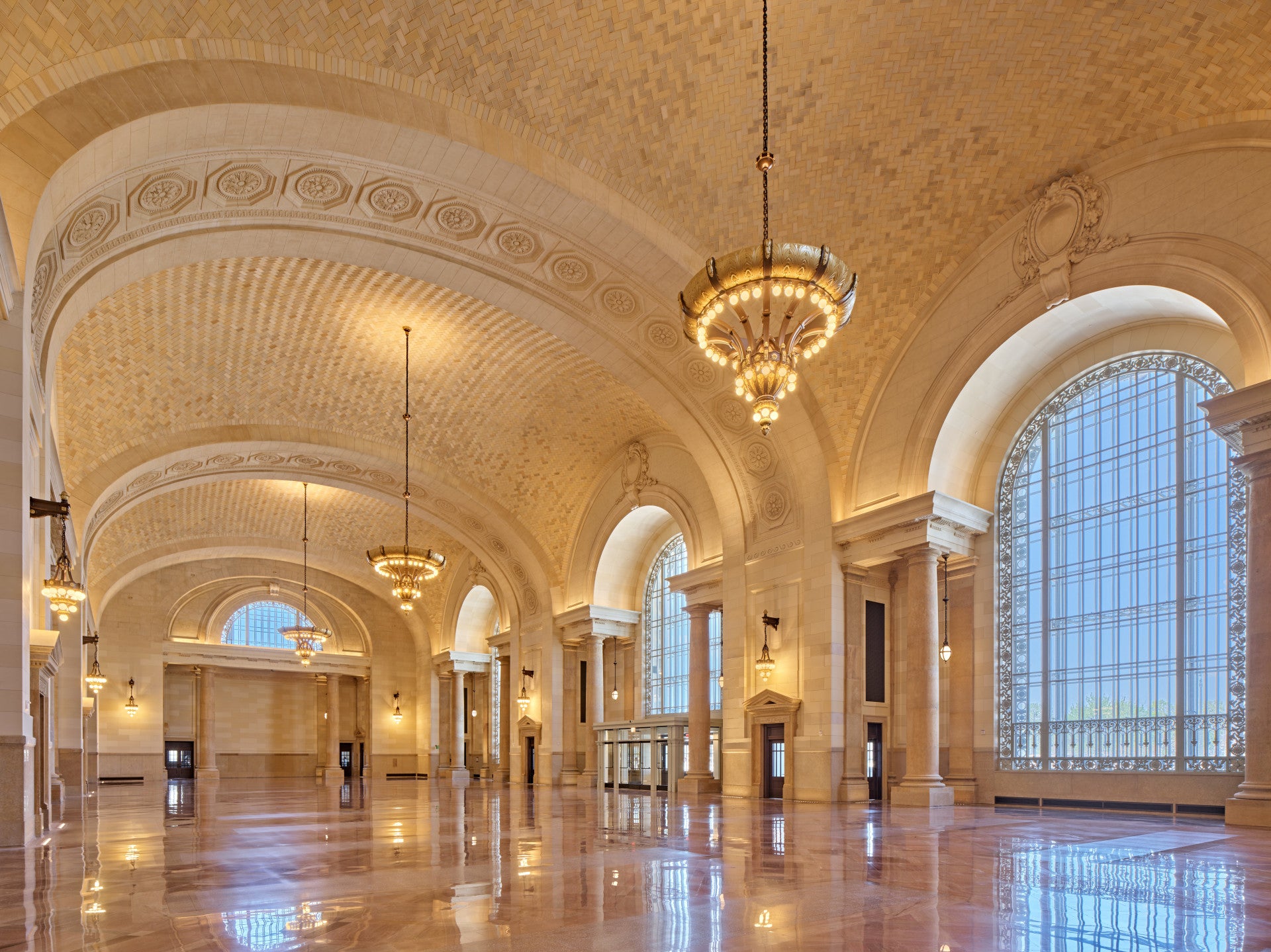 top historic train station renovations US Detroit Michigan Central Station