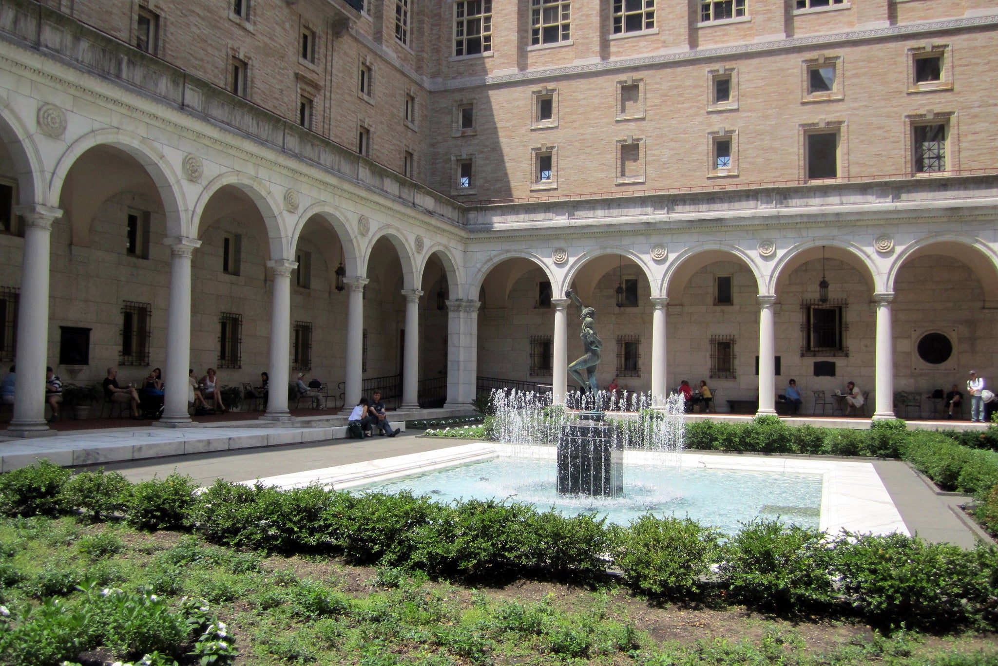 boston public library AIA courtyard