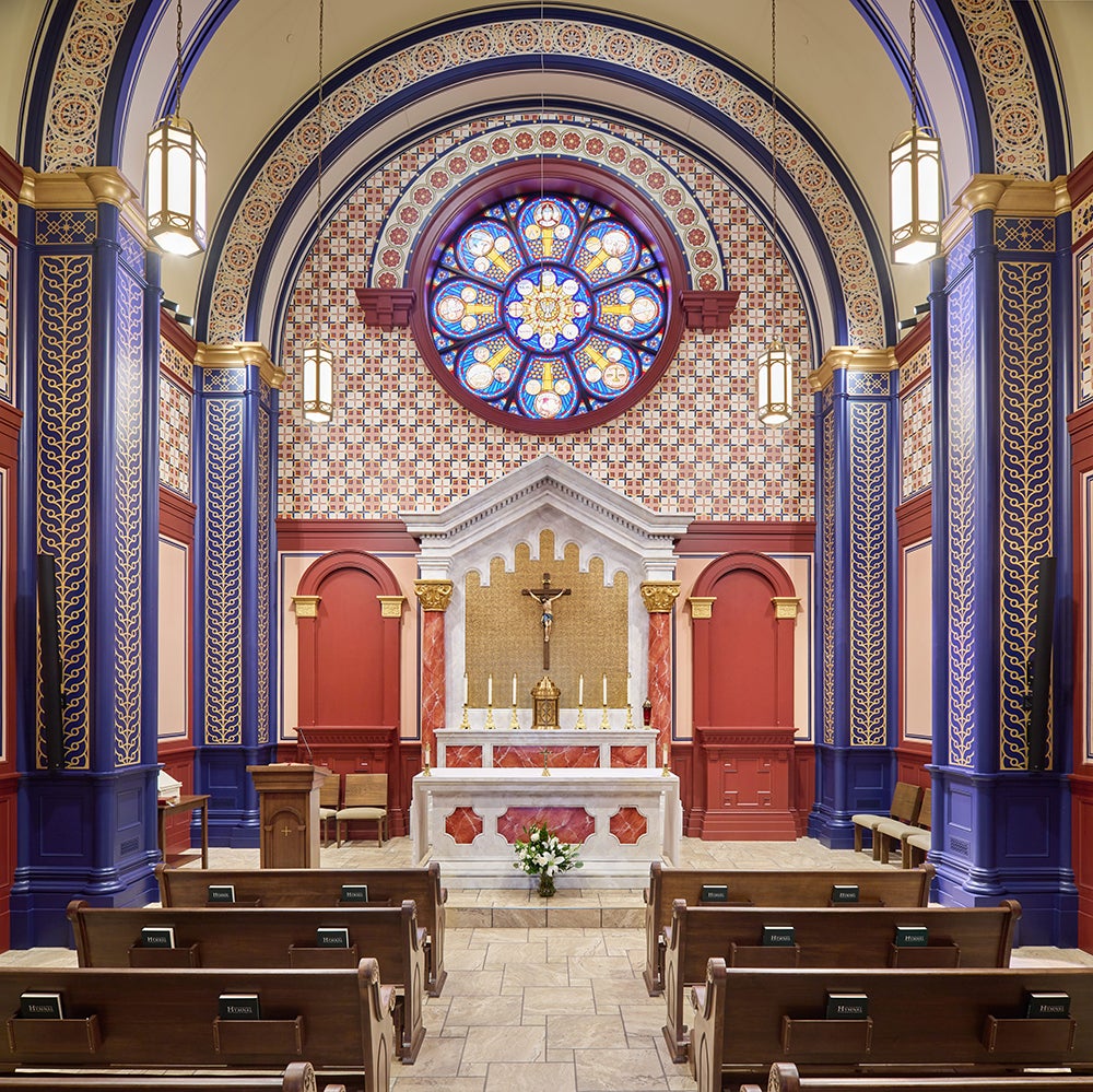 mary mother of eucarist chapel mcnicholas architects acanthis awards 2