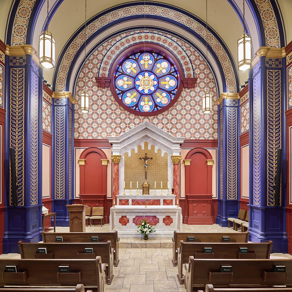 mary mother of eucarist chapel mcnicholas architects acanthis awards 2