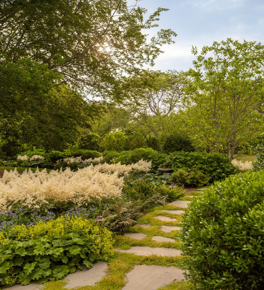 long island landscape design stone path hollander design acanthus awards