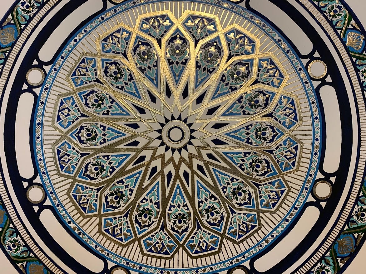 al-huda islamic center indiana hancock studio arts gilding
