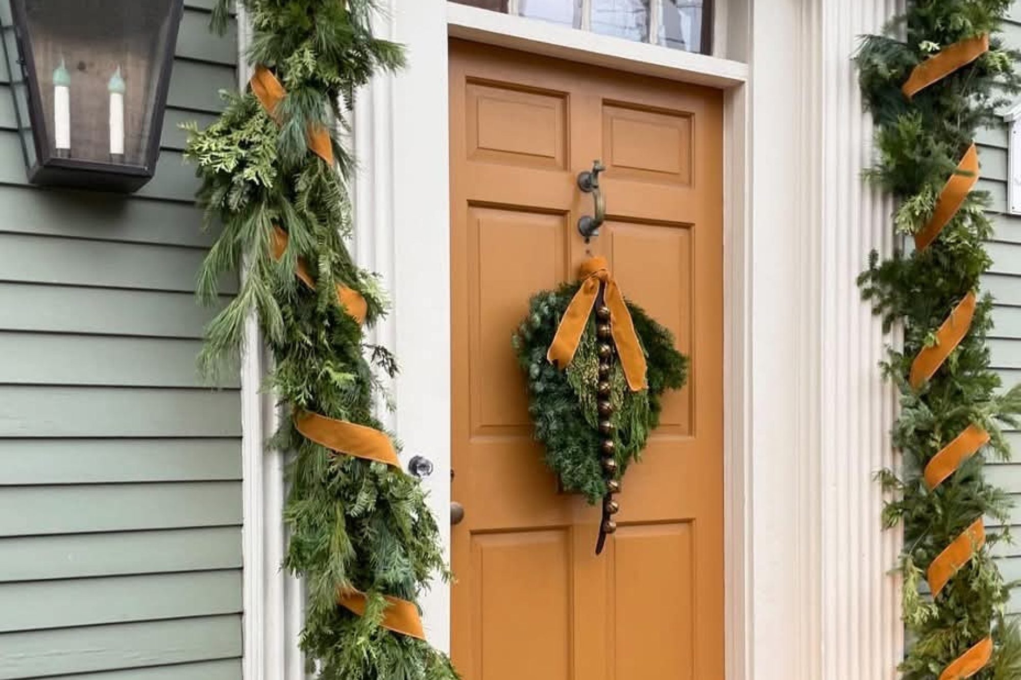historic home salem exterior holiday decorations