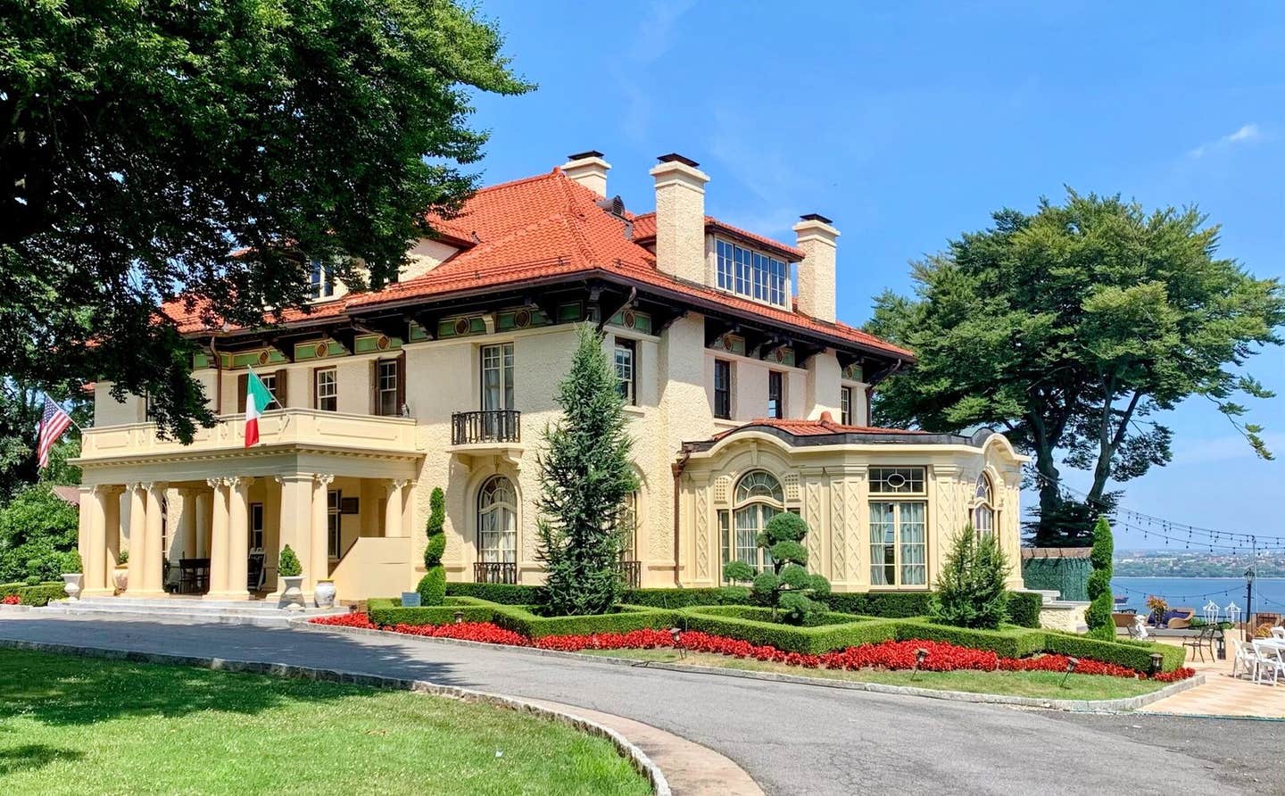 casa belvedere exterior restored