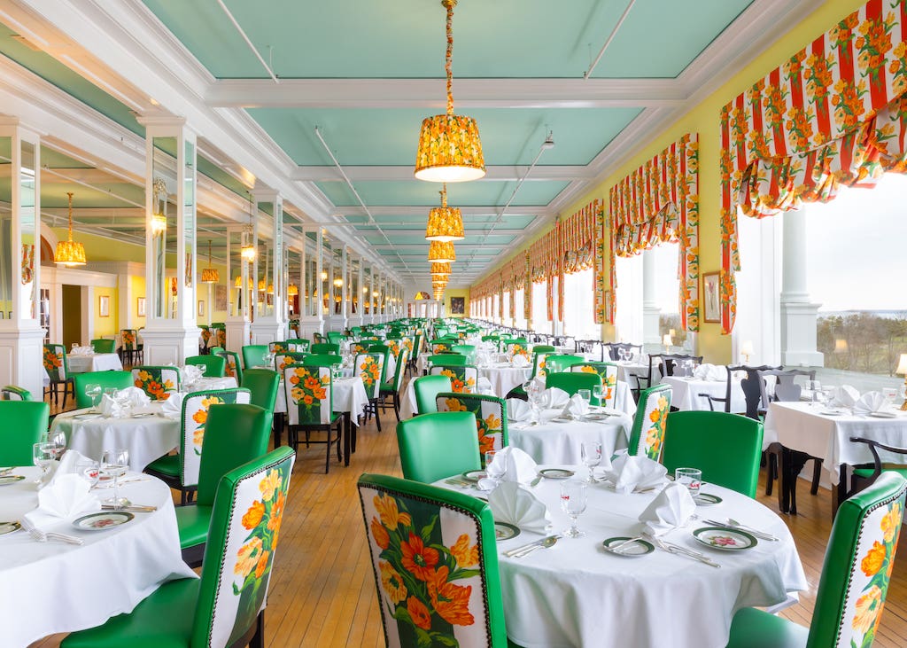 Grand Hotel on Mackinac Island Michigan Dorothy Draper Rudy Saunders America's Summer Place