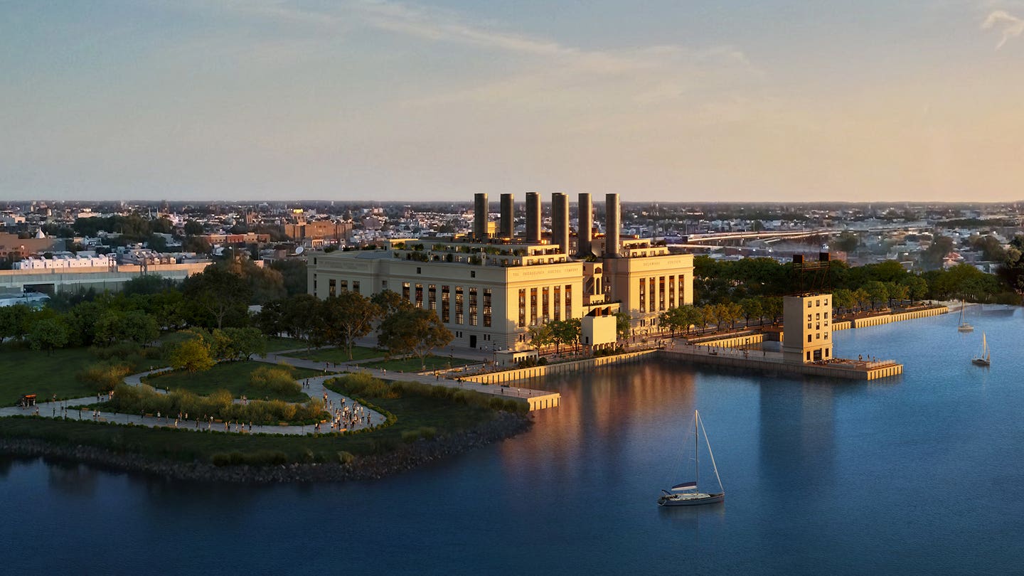 the battery philadelphia Electric Company Delaware Station