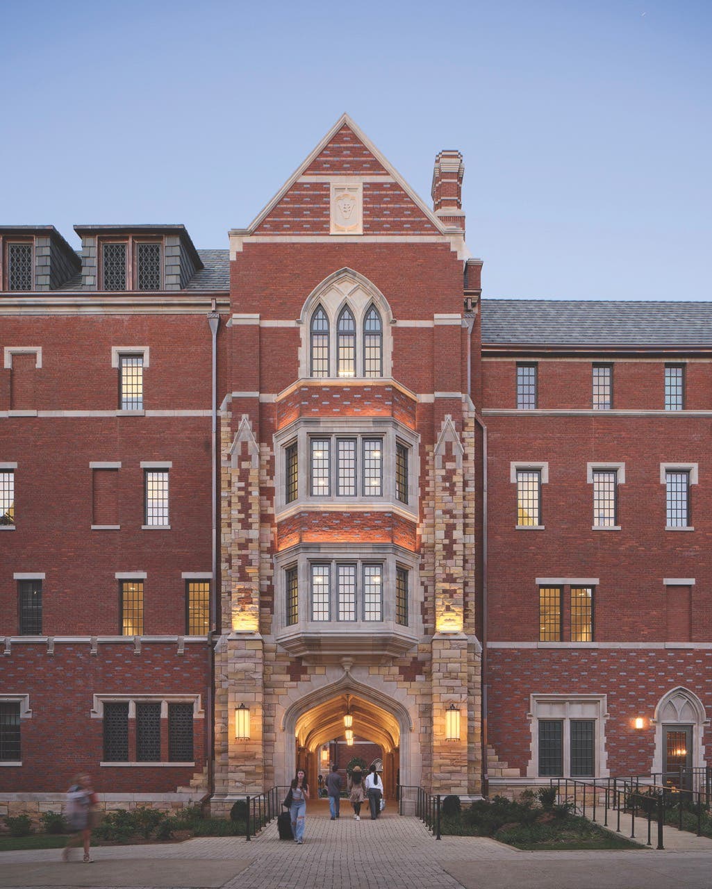 west entrance portal.